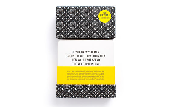 100 Questions: Original Edition - A set of 100 question cards to spark meaningful conversations around love, life, culture and family.